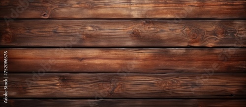 Rustic Wooden Wall Panel with Warm Brown Texture - Natural Material Background