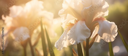 Delicate Light Beige Iris F...