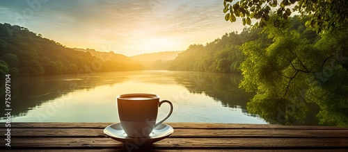 Tranquil Morning Scenery: A...