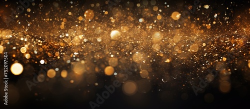 Elegant Golden Sparkles on ...