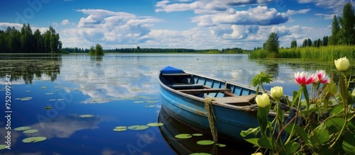 Tranquil Scene: Vintage Blu...