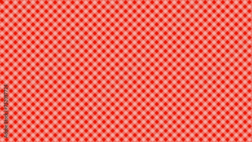 Diagonal white plaid texture in the red background 