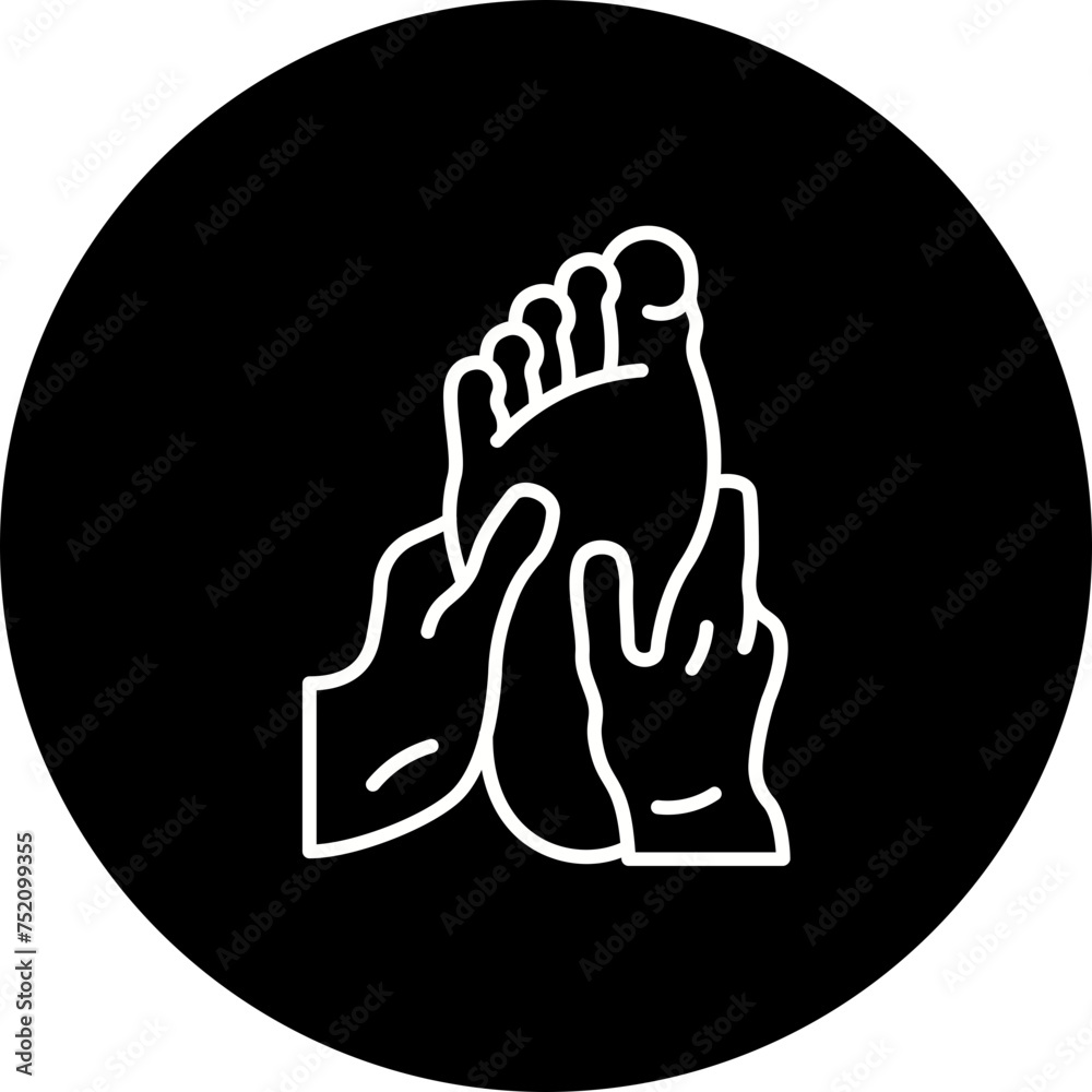Foot Massage Icon Foot Massage Icon