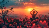 morning yoga routine that energizes the body and awakens the soul with sunrise