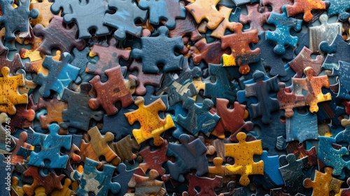 puzzle pieces background, jigsaw