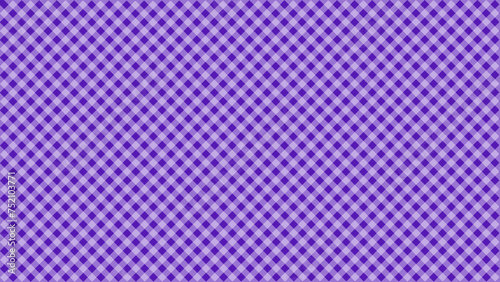 Diagonal white checkered in the purple background