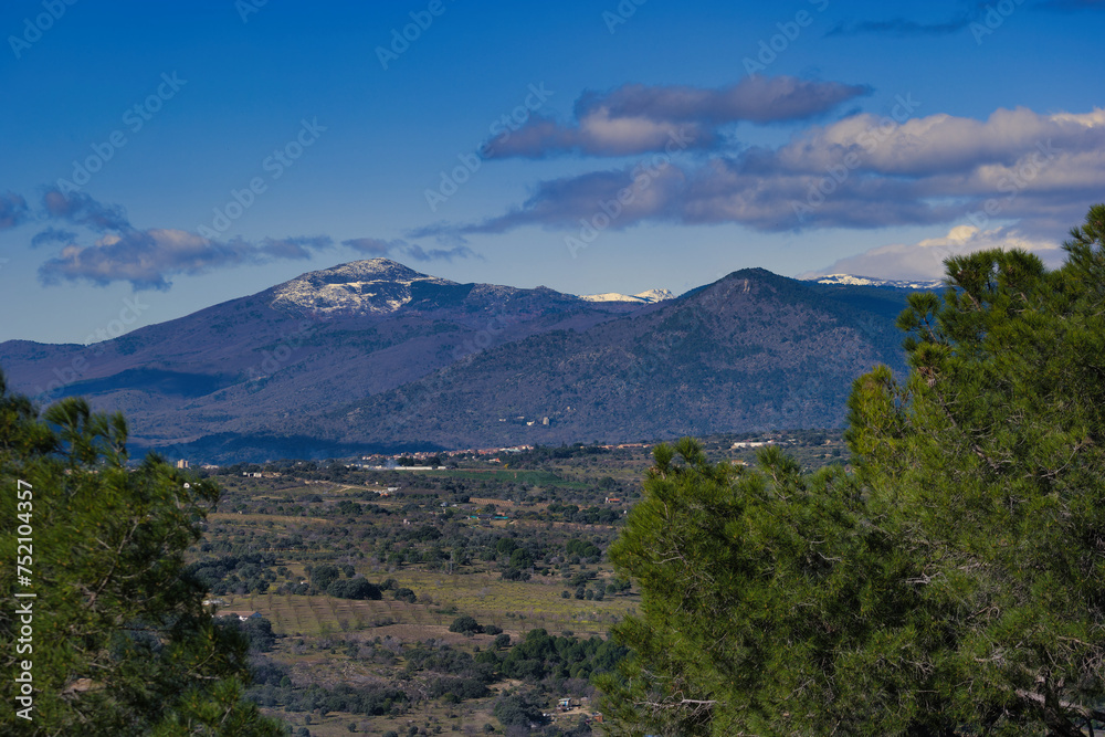 mountains, landscape, view, nature, sky, clouds, spain, rocks, m