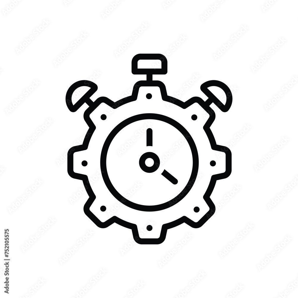 Black line icon for productivity Black line icon for productivity