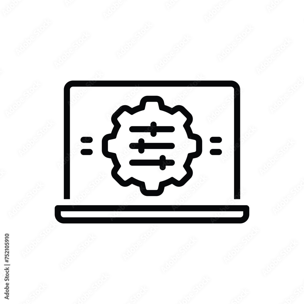Black line icon for tweak Black line icon for tweak