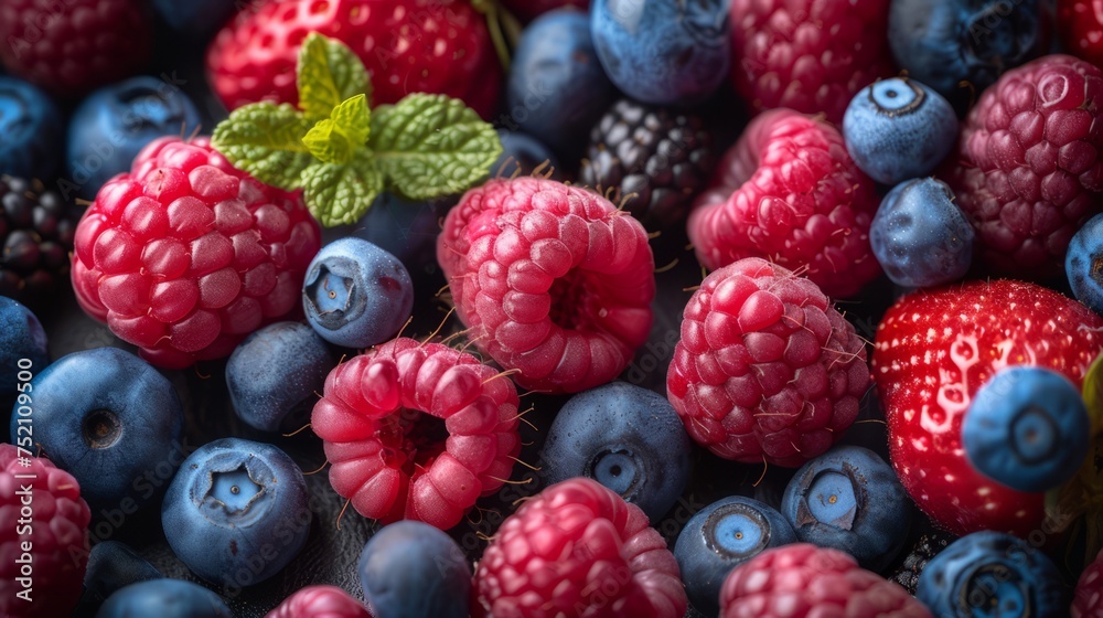 background of blackberries, blueberries and raspberries, fresh, summer, healthy background of blackberries, blueberries and raspberries, fresh, summer, healthy