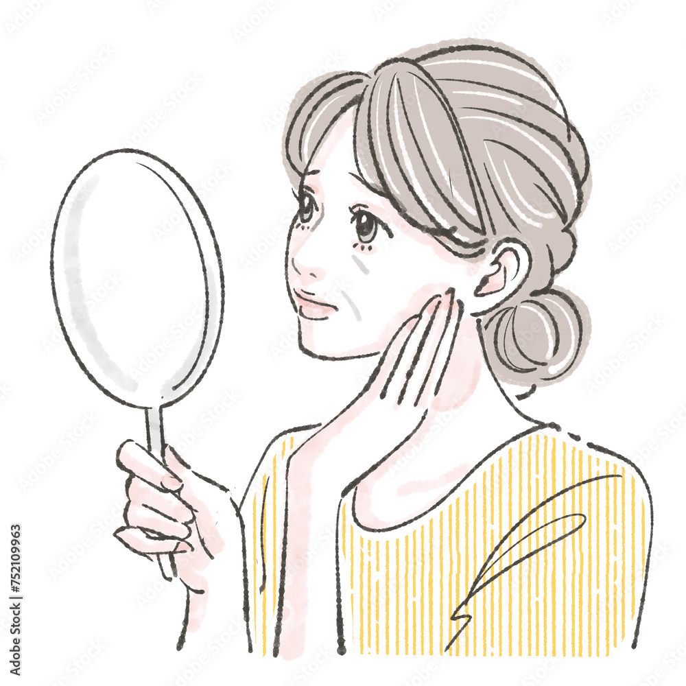 女性・女の子のイラスト素材 女性・女の子のイラスト素材