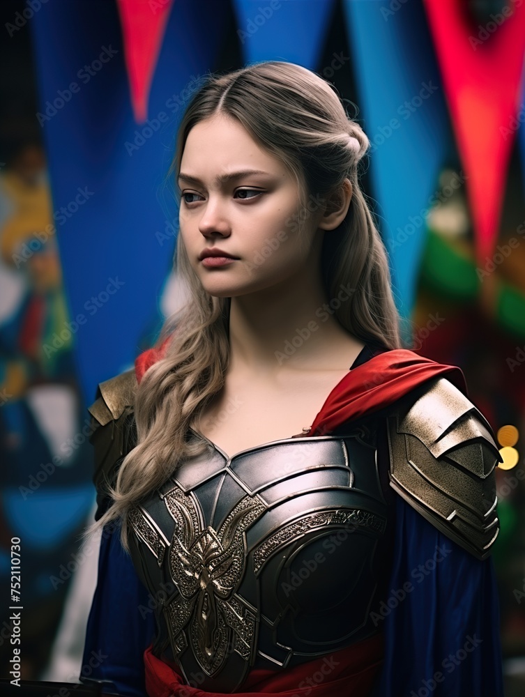 Naklejka premium portrait of a woman