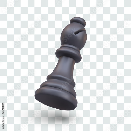 Black chess officer moves. Rules of game, features of moving chess piece