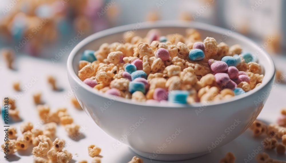 view of aesthetic cereal with milk image background view of aesthetic cereal with milk image background