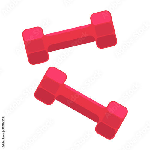 dumbbell isolated on white background
