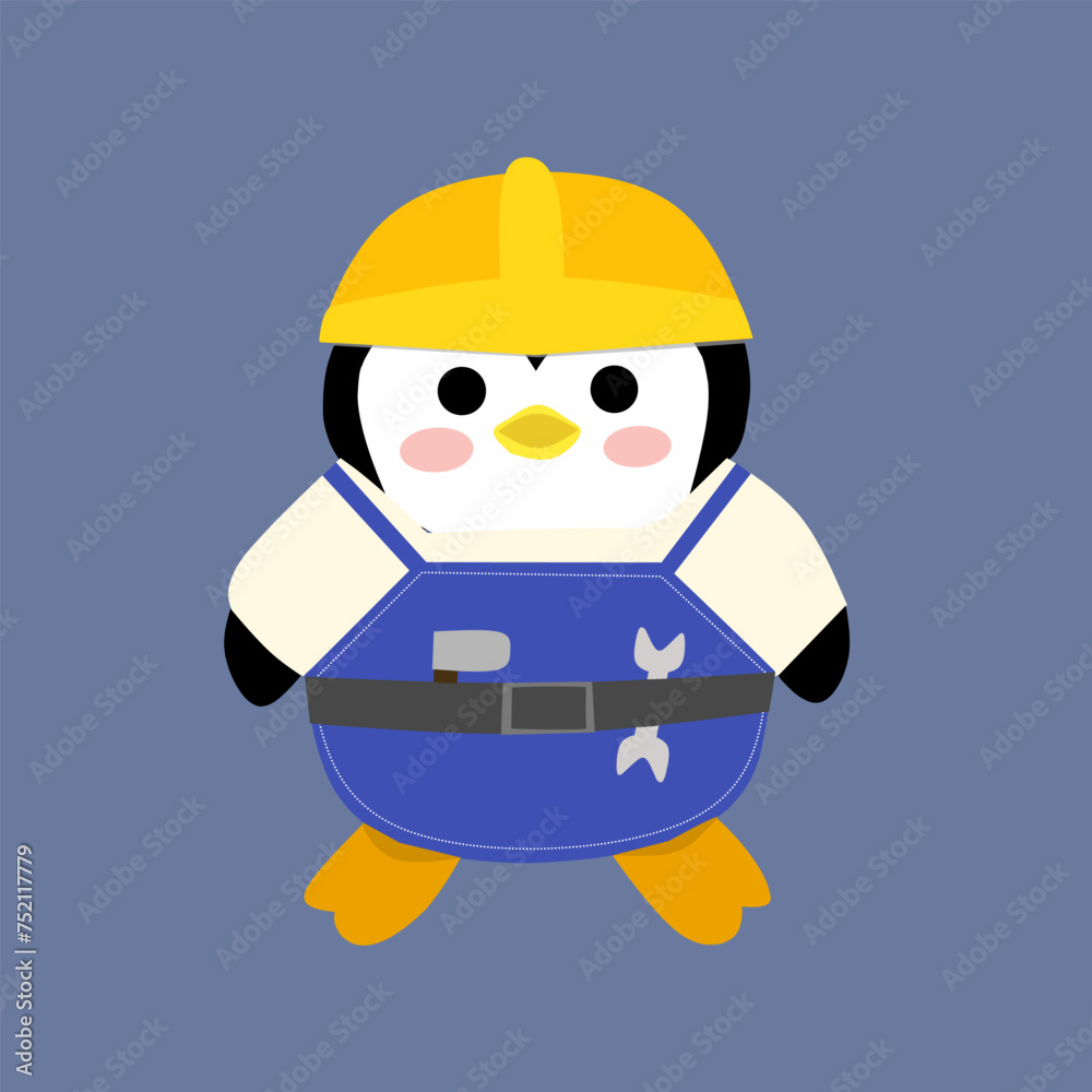 Penguin funny cartoon builder Penguin funny cartoon builder