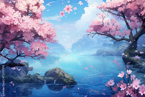 Tranquil Sakura Backgrounds