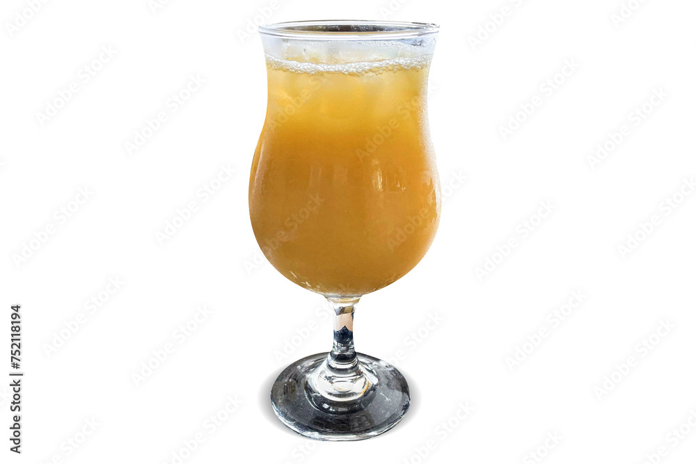 Orange juice on white background Orange juice on white background