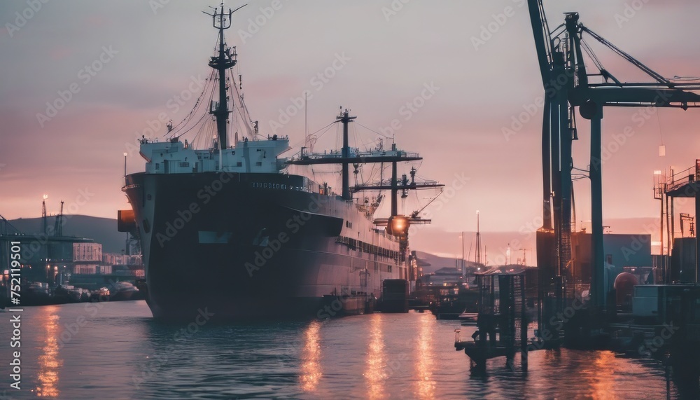 view of aesthetic of ship in port image background view of aesthetic of ship in port image background