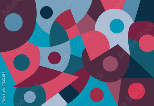 colorful abstract art for wall decoration

