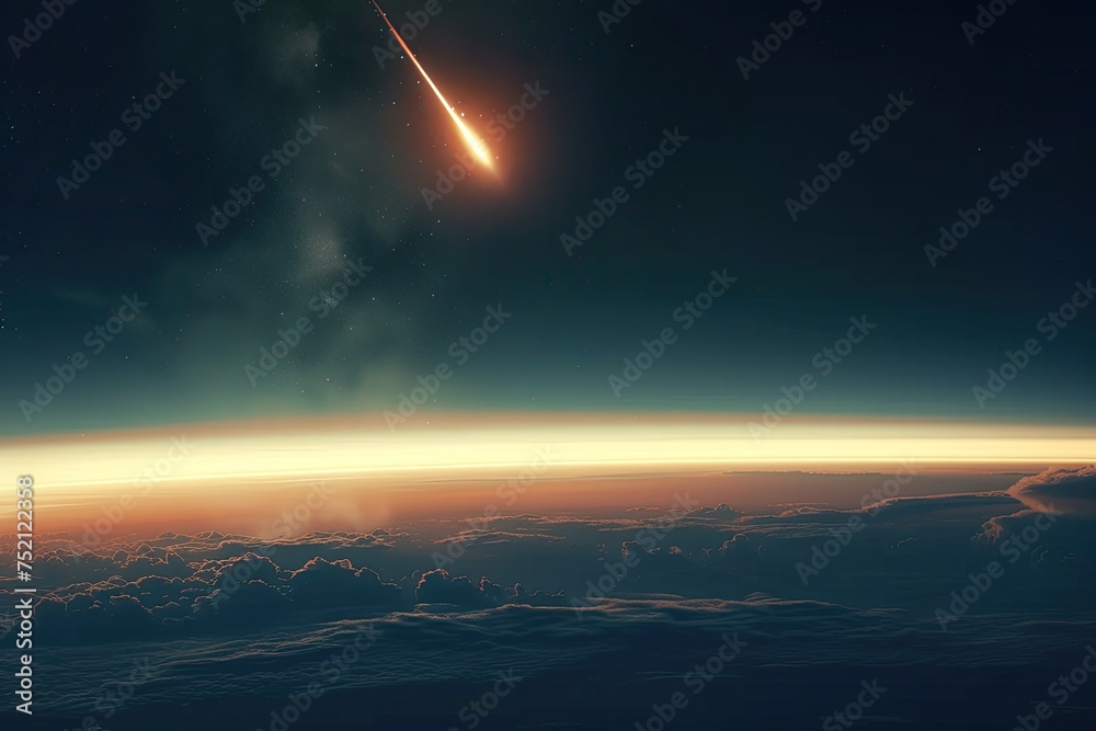 Free photo of Surface of earth planet in deep space. outer dark space wallpaper 