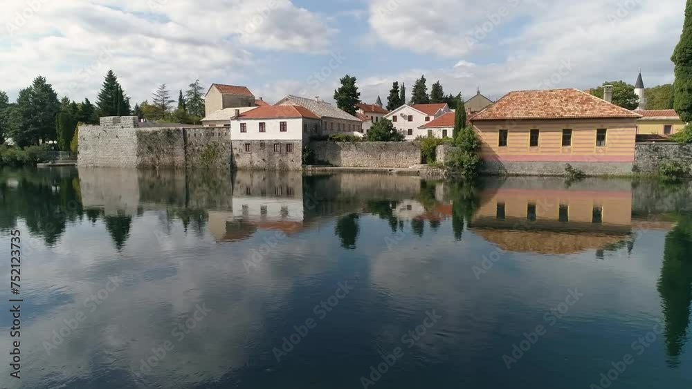 Historic fortress near a river in Bosnia and Herzegovina. Historic fortress near a river in Bosnia and Herzegovina.