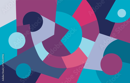 colorful abstract art for wall decoration
