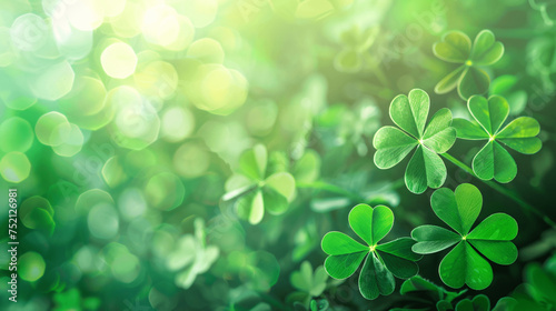 green background for St Patrick’s Day 