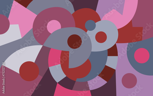 colorful abstract art for wall decoration
