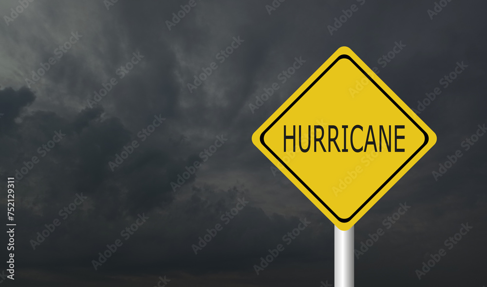 visual of a stormy cloud background with a hurricane