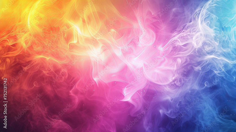 vibrantly colored, multicolored abstract background