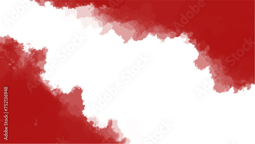 Wallpaper Mural Abstract red watercolor background.Hand painted watercolor. vector Torontodigital.ca