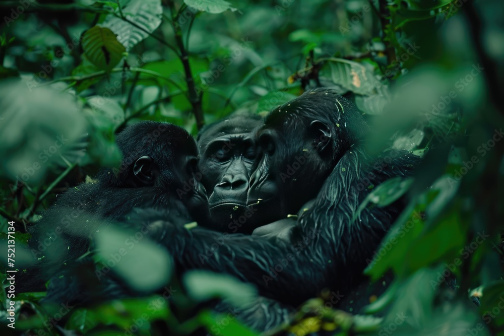 Gentle Care Among Gorilla Families