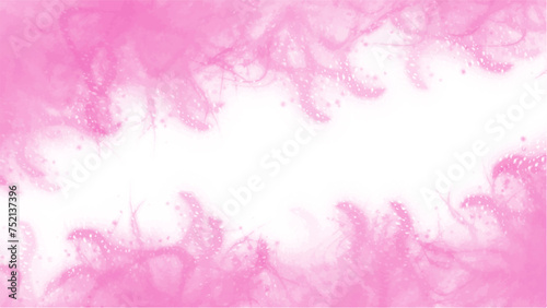 Abstract pink watercolor background.Hand painted watercolor. vector