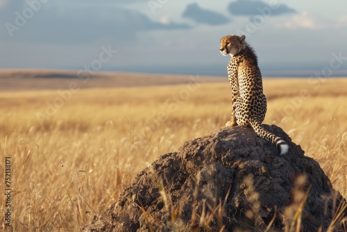 A Cheetah Vigil on High © Yasir