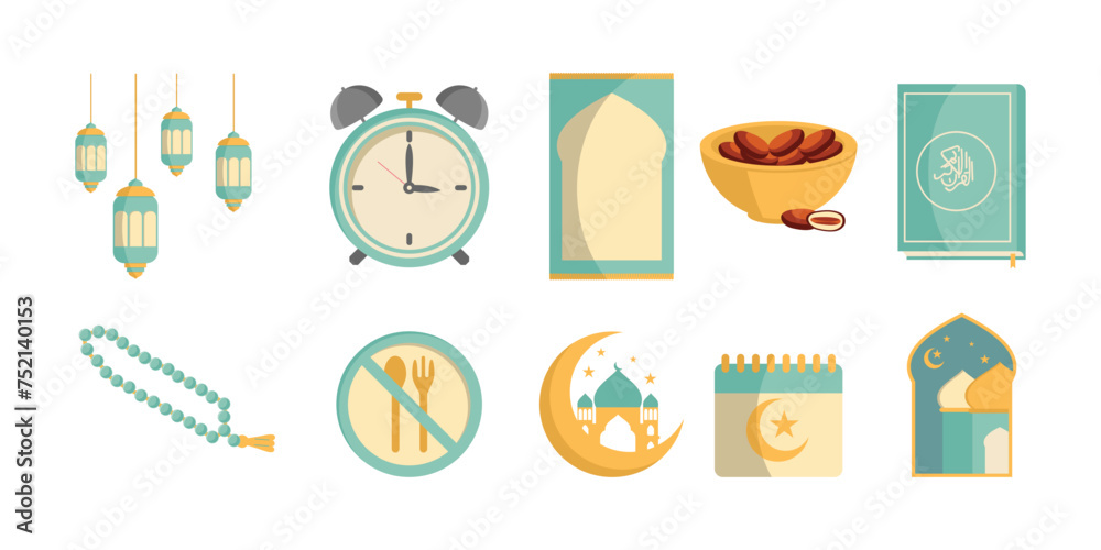 Ramadan Elements Illustration