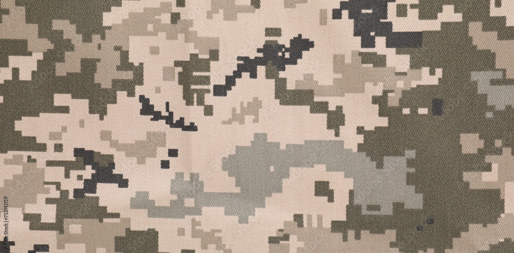 Texture of camouflage fabric as background, top view Texture of camouflage fabric as background, top view