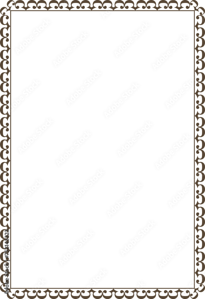Vector frame for your text, photos or invitations, Frame blank. Elegant frame for certificate, diploma, voucher. vector frame for invitation, congratulation