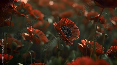 Memorial Day, Integrate solemn symbols like poppies
