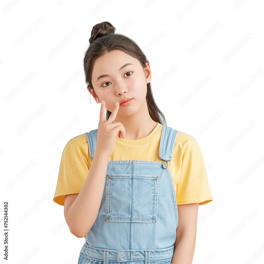 little child thinking