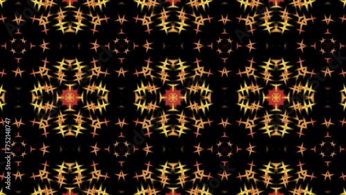 luxury abstract seamless looping kaleidoscope motion graphic videotron display and live streaming background photo