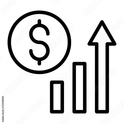 Stocks Vector Line Icon