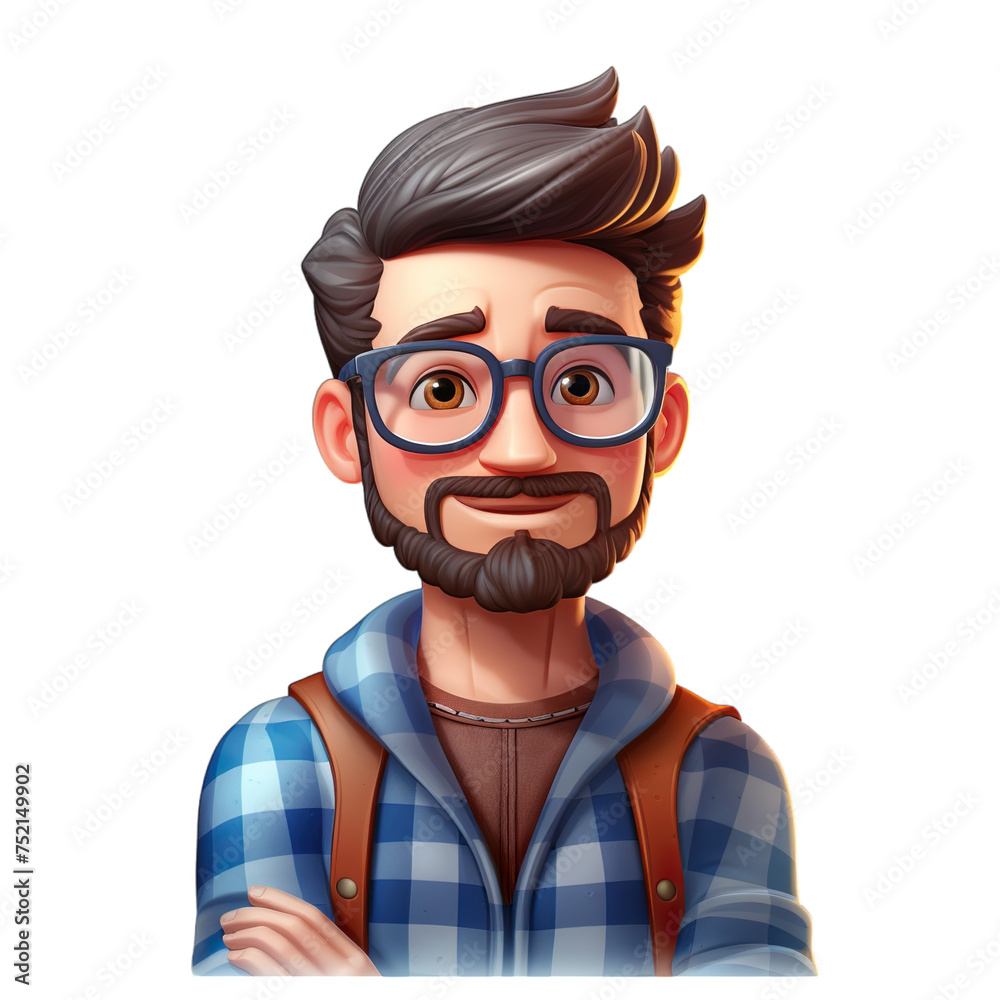 man with glasses man with glasses