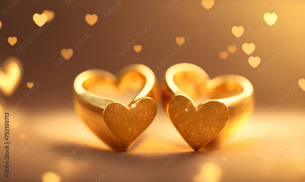 Gold wedding rings, heart shape, Elegant Wedding ring. Golden rings. Love photo. Wedding day. luxury engagement gold ring. Gold wedding rings, heart shape, Elegant Wedding ring. Golden rings. Love photo. Wedding day. luxury engagement gold ring.