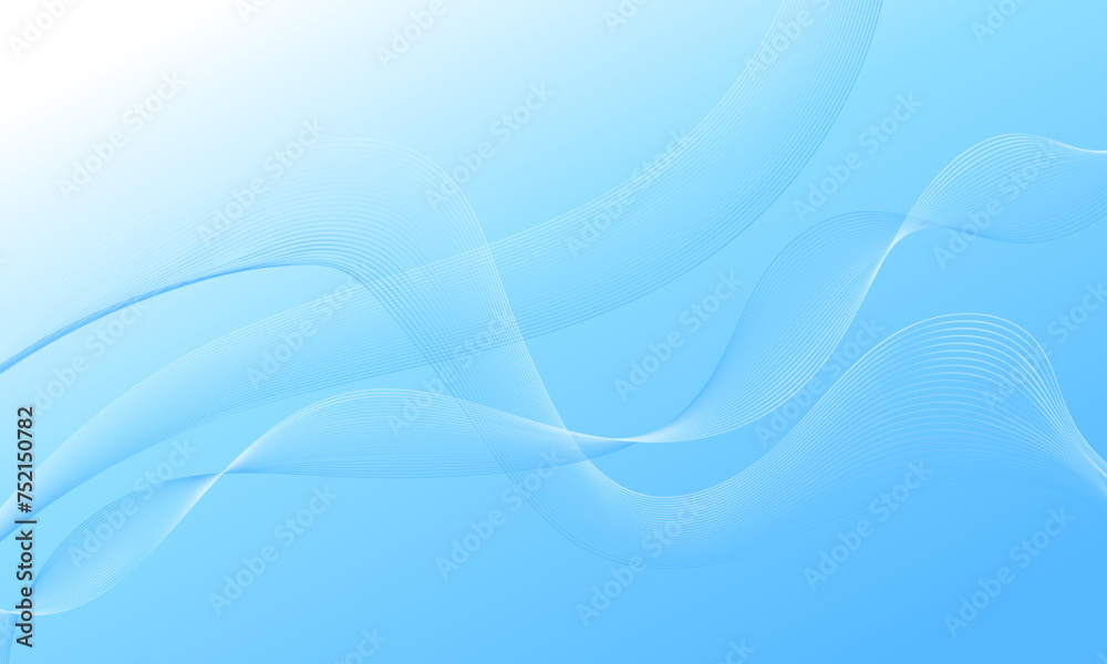 blue light business lines wave curves with smooth gradient abstract background blue light business lines wave curves with smooth gradient abstract background