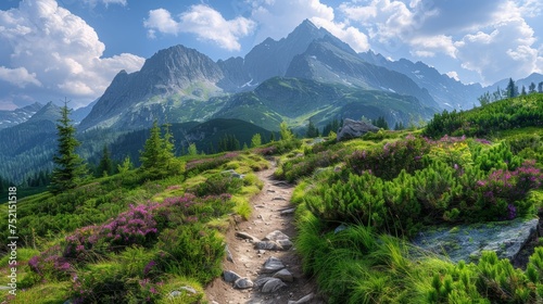 Hiking Trail Tatra Mountains Poland Koscielec Peak