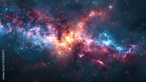 Galaxy Stars Fantasy Universe.