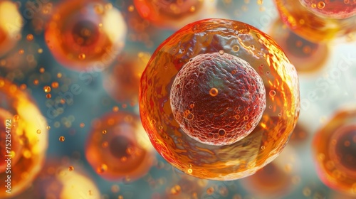 Microscopic Stem Cells Background