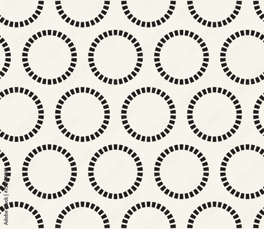 Vector seamless pattern. Repeating geometric elements. Stylish monochrome background design. Vector seamless pattern. Repeating geometric elements. Stylish monochrome background design.