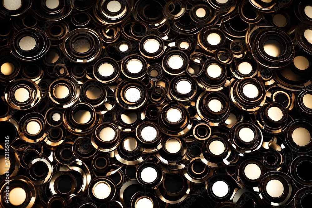 Abstract golden circles background, Steampunk, Luxury, Engine, Industry, Presentation Abstract golden circles background, Steampunk, Luxury, Engine, Industry, Presentation